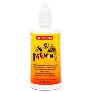 DIAFARM MULTIVIT Vitamīni putniem un grauzējiem 100ml
